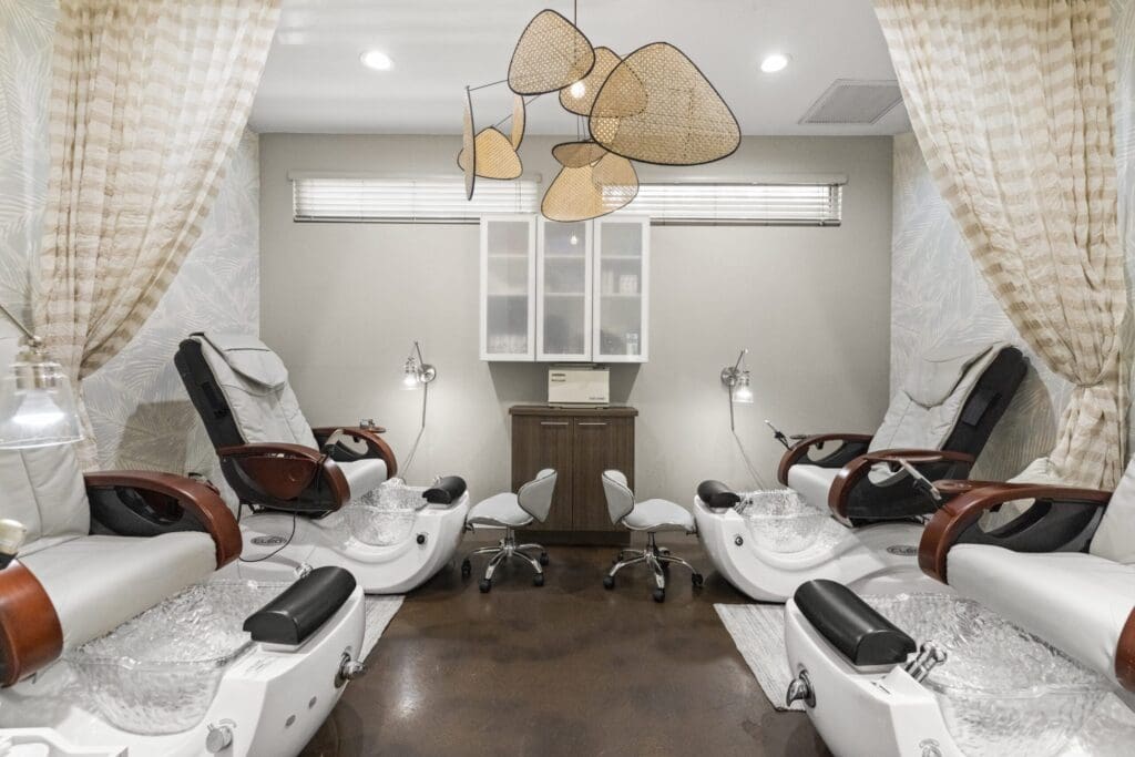 Manicure and Pedicure Room at Spa Hollywood
